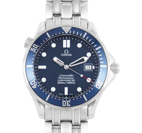 Omega Seamaster 41mm James Bond Blue Dial Steel Watch 2541.80.00