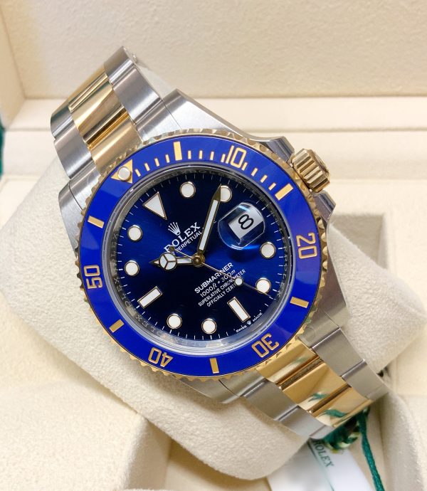 Rolex Submariner Two-Tone Yellow Gold Plated & Stainless Steel 126613LB Blue Dial