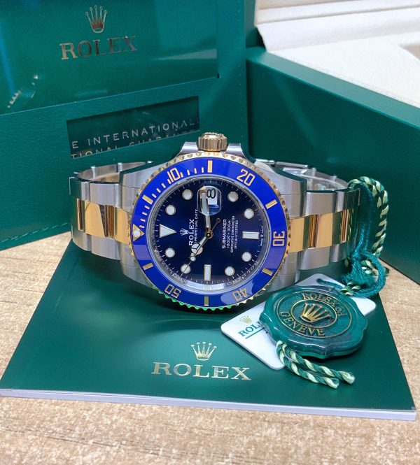 Rolex Submariner Two-Tone Yellow Gold Plated & Stainless Steel 126613LB Blue Dial