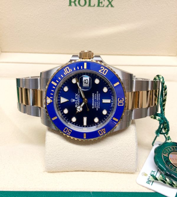 Rolex Submariner Two-Tone Yellow Gold Plated & Stainless Steel 126613LB Blue Dial