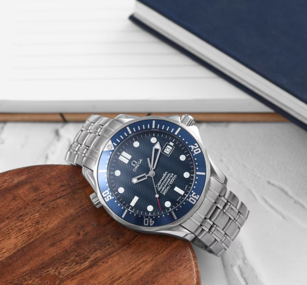 Omega Seamaster 41mm James Bond Blue Dial Steel Watch 2541.80.00