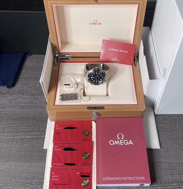 Omega Seamaster Automatic Chronometer Black Dial Men’s Watch 210.30.42.20.01.001