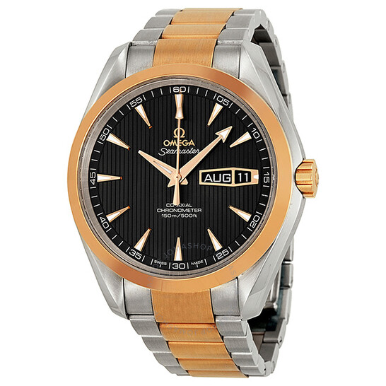 Omega Aqua Terra Annual Calendar Grey Dial Stainless Steel 18kt Rose Gold Men’s Watch 231.20.43.22.06.001