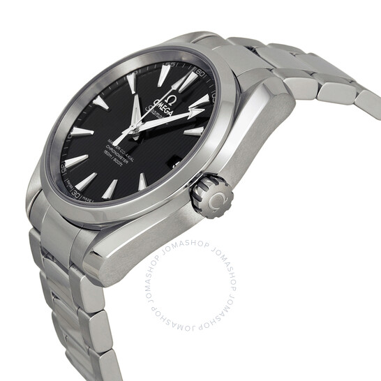 Omega Aqua Terra Black Dial Stainless Steel Men’s Watch 23110392101002