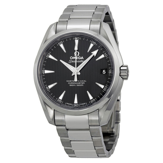 Omega Aqua Terra Black Dial Stainless Steel Men’s Watch 23110392101002