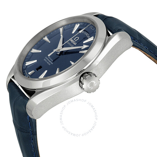 Omega Aqua Terra Blue Dial Blue Leather Men’s Watch 231.13.42.22.03.001