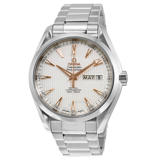 Omega Aqua Terra Co-Axial Annual Calendar Automatic Silver Dial Stainless Steel Men’s Watch 231.10.43.22.02.003