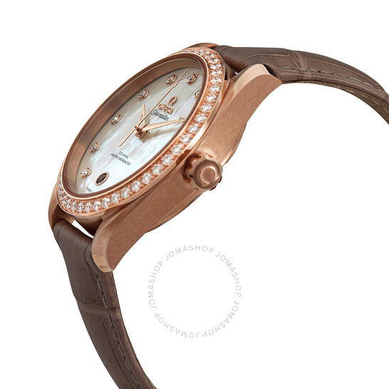 Omega Aqua Terra Co-Axial Automatic Chronometer Diamond Ladies Watch 220.58.38.20.55.001