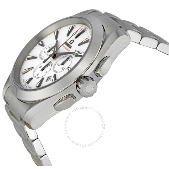 Omega Aqua Terra White Dial Chronograph Automatic Men’s Watch 23110445004001