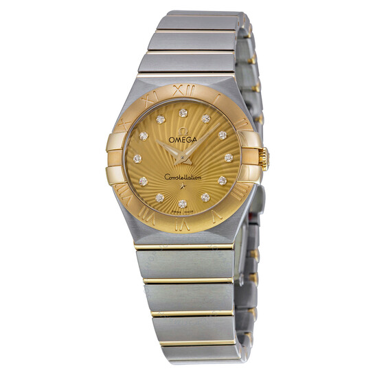 Omega Constellation 09 Champagne Dial Ladies Watch 123.20.27.60.58.001