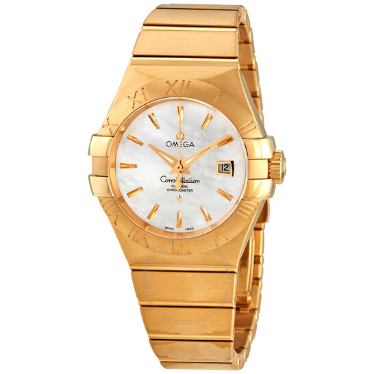 Omega Constellation Automatic 18kt Yellow Gold Ladies Watch 123.50.31.20.05.002