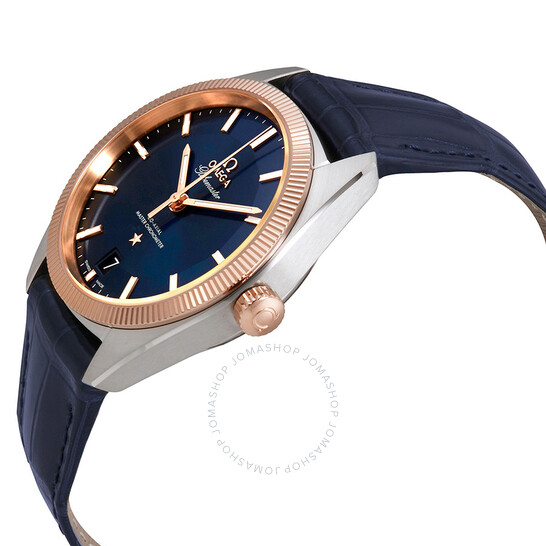 Omega Constellation Automatic Blue Dial Blue Leather Men’s Watch 130.23.39.21.03.001