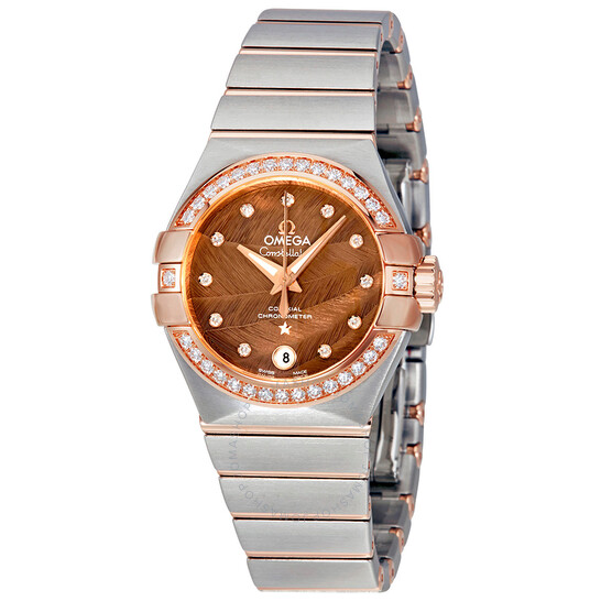 Omega Constellation Automatic Brown Praline Dial Ladies Watch 123.25.27.20.63.001