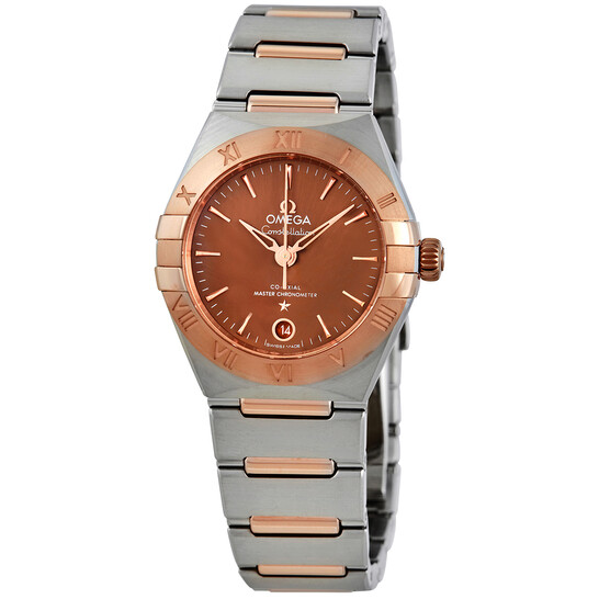 Omega Constellation Automatic Chronometer Brown Dial Ladies Watch 131.20.29.20.13.001