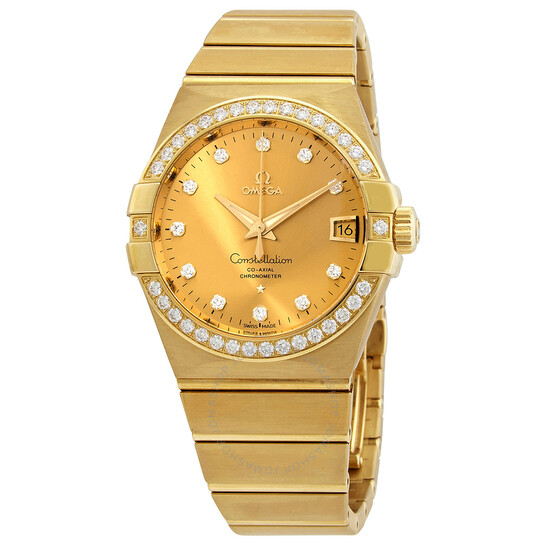 Omega Constellation Automatic Chronometer Diamond Ladies Watch 123.25.27.60.55.004