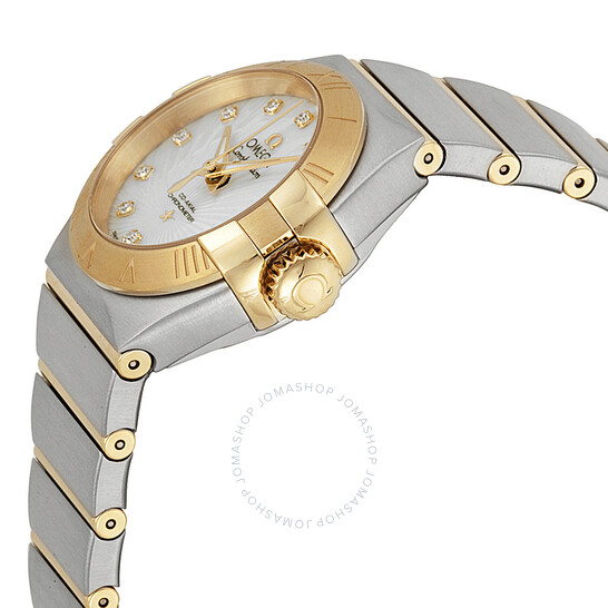 Omega Constellation Automatic Chronometer Diamond Ladies Watch 123.20.27.20.55.002