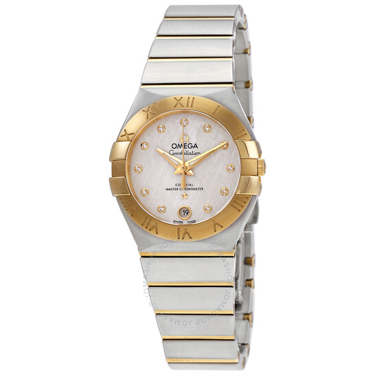 Omega Constellation Automatic Chronometer Diamond Ladies Watch 123.25.27.60.55.004