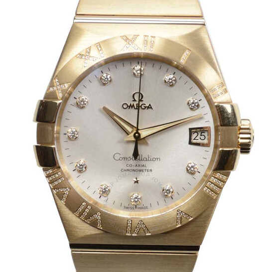 Omega Constellation Automatic Chronometer Diamond White Dial Ladies Watch 123.25.38.21.52.002