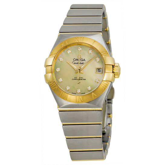 Omega Constellation Automatic Mother of Pearl Dial Ladies Watch 12320272057002