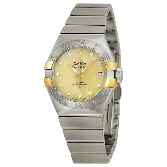 Omega Constellation Automatic Mother of Pearl Dial Ladies Watch 123.20.27.20.57.003