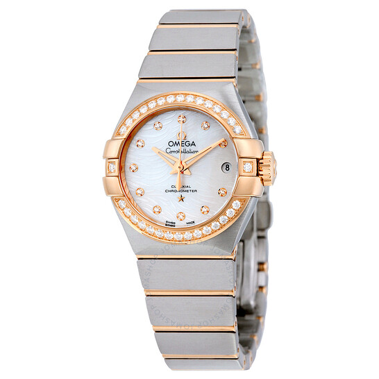 Omega Constellation Automatic Mother of Pearl Dial Stainless Steel Ladies Watch 123.25.27.20.55.006