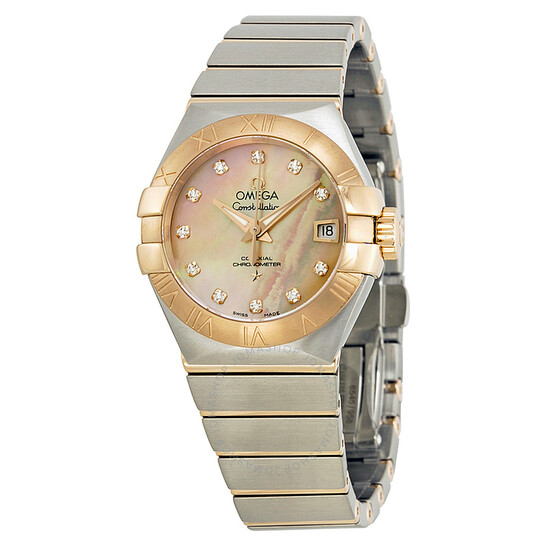 Omega Constellation Brown Mother of Pearl Dial Ladies Watch 12320272057001