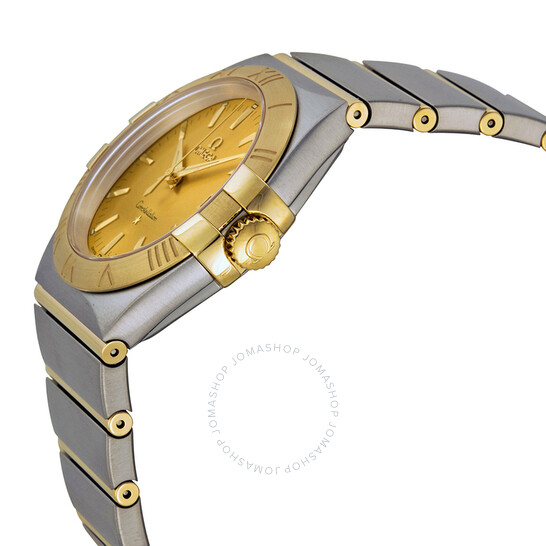 Omega Constellation Champagne Dial Stainless Steel and Yellow Gold Ladies Watch 123.20.35.60.08.001