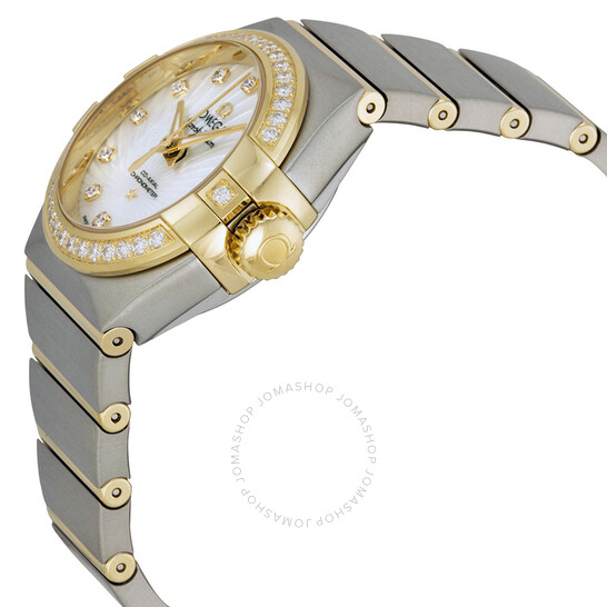 Omega Constellation Chronometer Automatic Mother of Pearl Dial Stainless Steel Ladies Watch 123.25.27.20.55.002