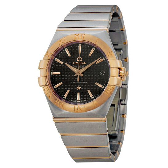 Omega Constellation Chronometer Automatic Steel and Rose Gold Men’s Watch 123.20.35.20.01.001