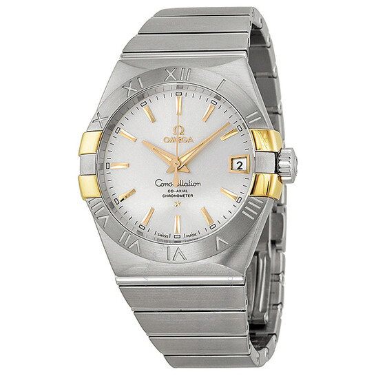 Omega Constellation Co-Axial Automatic Stainless Steel and Yellow Gold Men’s Watch 123.20.38.21.02.005