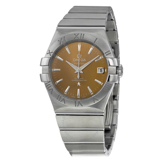 Omega Constellation Co-Axial Bronze Dial 35 mm Stainless Steel Men’s Watch 123.10.35.20.10.001