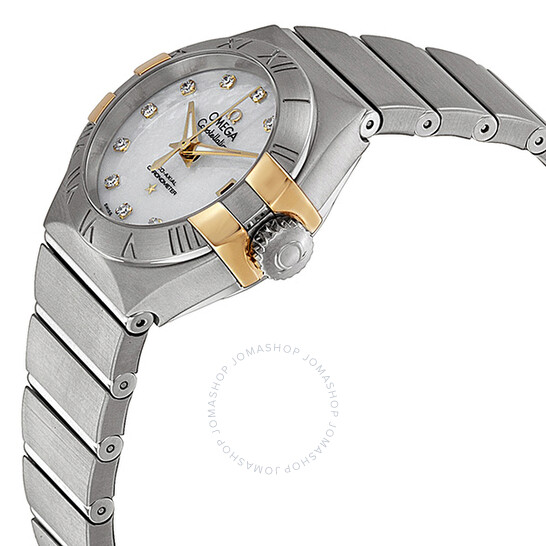 Omega Constellation Co-Axial Mother of Pearl Ladies Watch 12320272055005