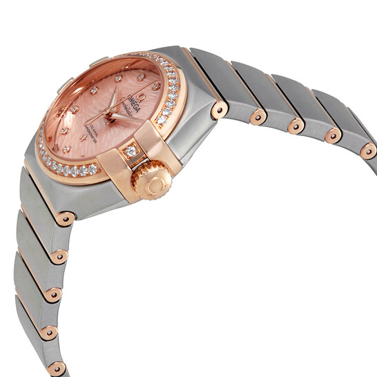 Omega Constellation Coral Mother of Pearl Dial Ladies Watch 123.25.27.20.57.004