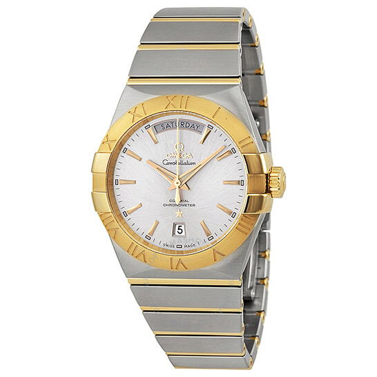 Omega Constellation Day Silver Dial Gold and Steel Men’s Watch 12320382202002