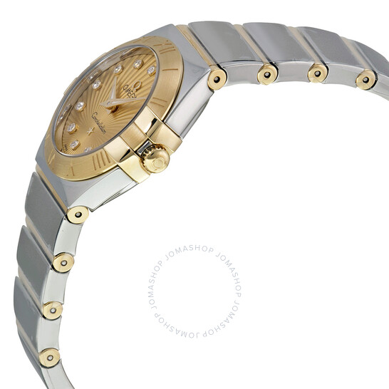 Omega Constellation Diamond Champagne Dial Ladies Watch 123.20.24.60.58.002