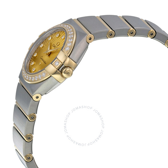 Omega Constellation Diamond Champagne Dial Ladies Watch 123.25.24.60.58.001