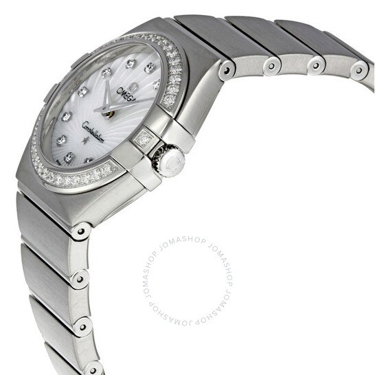 Omega Constellation Diamond Mother of Pearl Dial Ladies Watch 12315276055002