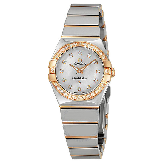 Omega Constellation Diamond Mother of Pearl Dial Ladies Watch 12325246055005