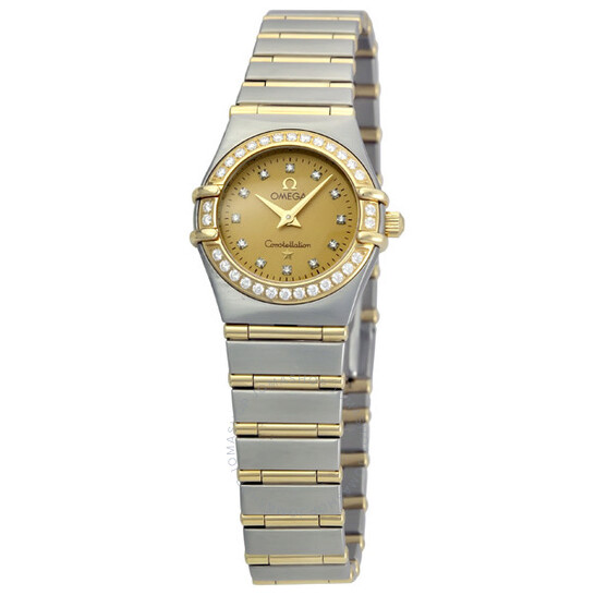 Omega Constellation Ladies Mini Ivory Dial Watch 1267.15