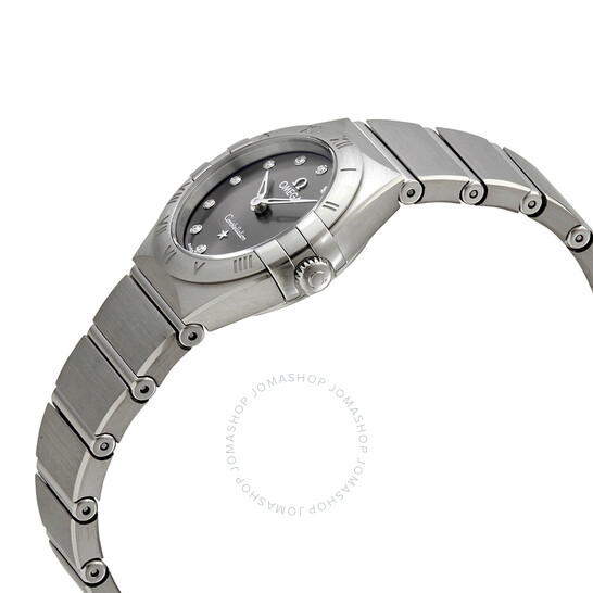 Omega Constellation Manhattan Diamond Grey Dial Ladies Watch 131.10.25.60.56.001