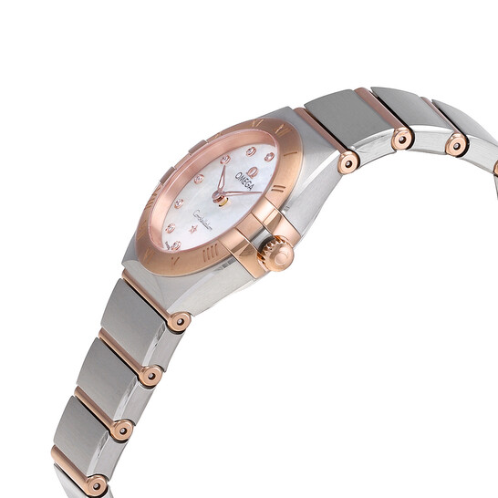 Omega Constellation Manhattan Diamond Mother of Pearl Dial Ladies Watch 131.20.25.60.55.001