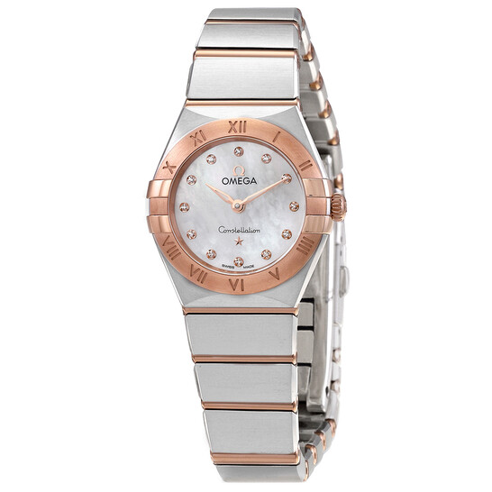 Omega Constellation Manhattan Diamond Mother of Pearl Dial Ladies Watch 131.20.25.60.55.001