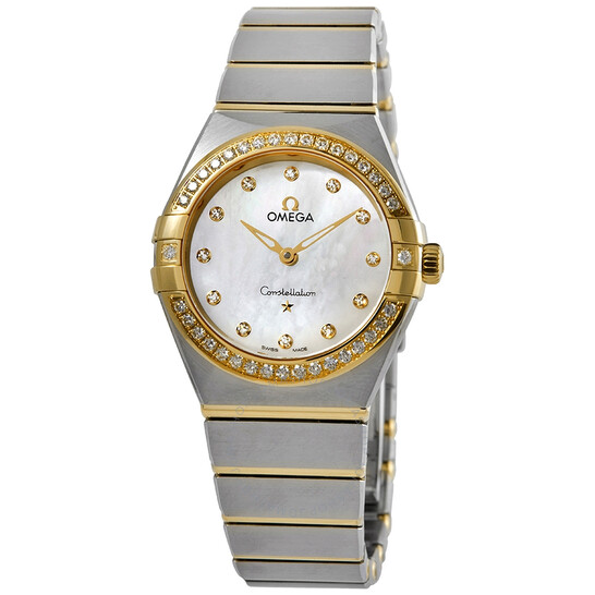 Omega Constellation Manhattan Diamond Mother of Pearl Dial Ladies Watch 131.25.28.60.55.002