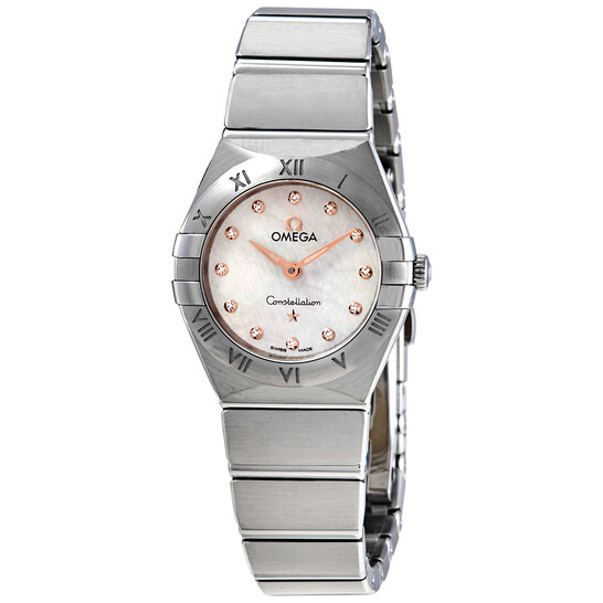 Omega Constellation Manhattan Diamond Silver Dial Ladies Watch 131.10.25.60.52.001