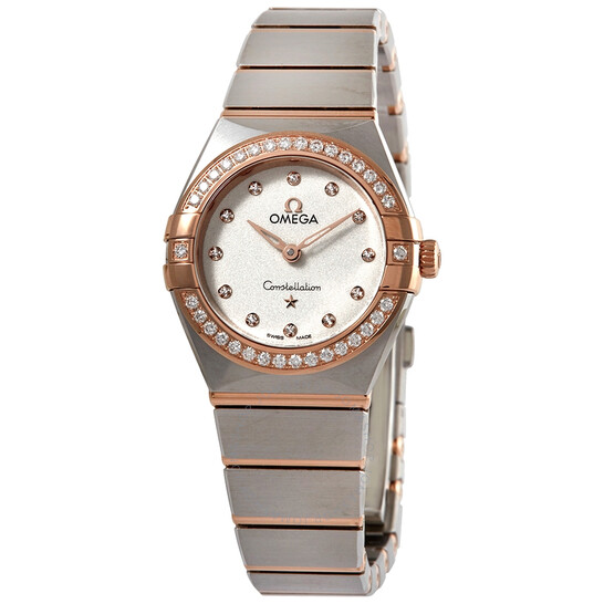 Omega Constellation Manhattan Diamond Silver Dial Ladies Watch 131.25.25.60.52.001