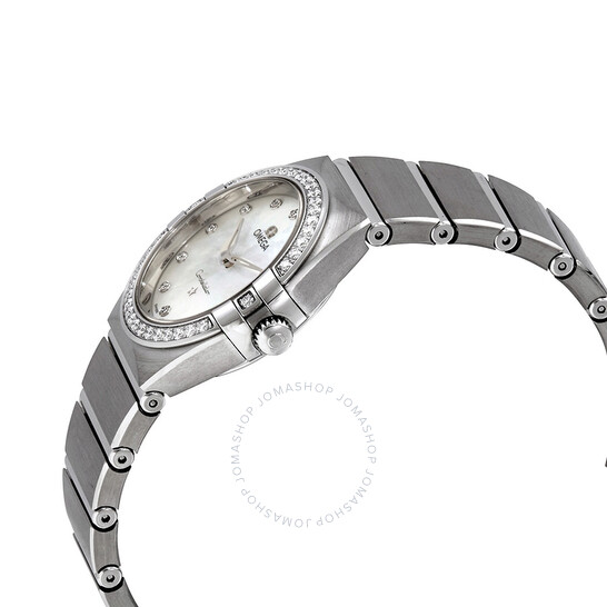 Omega Constellation Manhattan Mother of Pearl Diamond Dial Ladies Watch 131.15.28.60.55.001