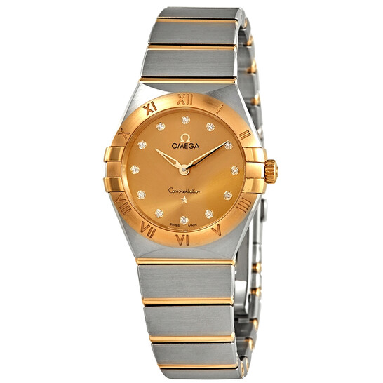 Omega Constellation Manhattan Quartz Diamond Ladies Watch 131.20.28.60.58.001