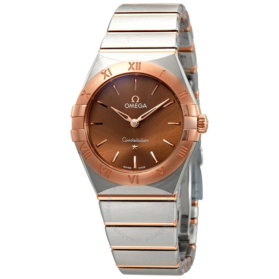 Omega Constellation Manhattan Sun-brushed Brown Dial Ladies Watch 131.20.28.60.13.001