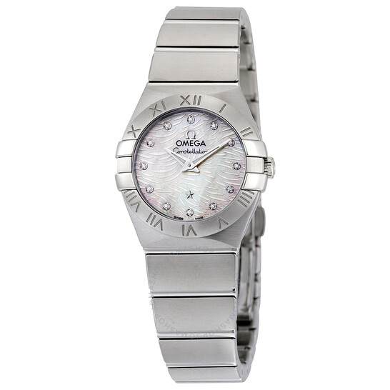 Omega Constellation Mother of Pearl Dial Ladies Watch 123.10.24.60.55.004