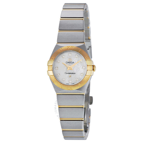 Omega  Constellation Mother of Pearl Dial Ladies Watch 123.20.24.60.55.002